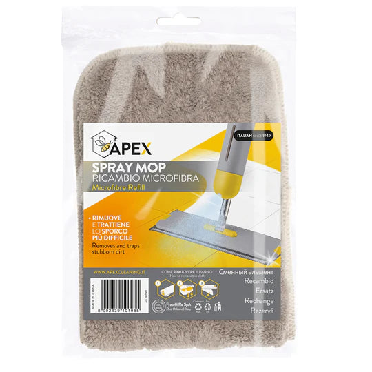 10198-Apex სრეი მოპის  40 სმ მიკროფიბრის სათადარიგო REFILL CLOTH FOR SPRAY MOP CM 40