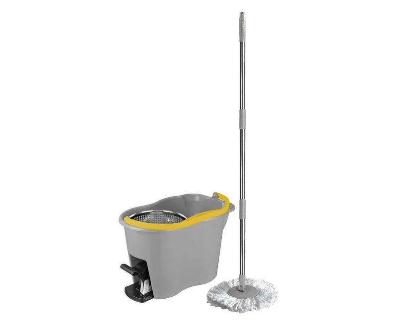 10580-Apex ბრუნვადი მოპი პედლით ESPRESSO SPIN MOP INOX PLUS