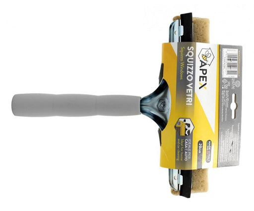 20632-Apex ფანჯრის ღრუბლესებრი საწმენდი  რეზზინით 20 სმ Apex SQUIZZO WINDOWS SPONGE AND RUBBER CM 20