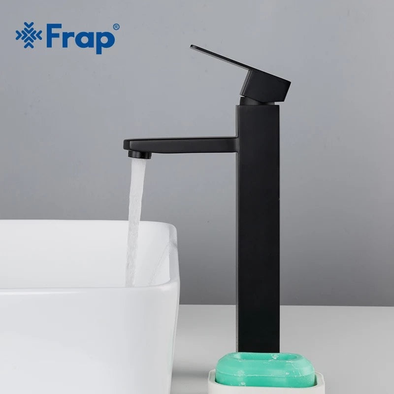 ხელსაბანის მაღალი შემრევი FRAP F10802-62 Black