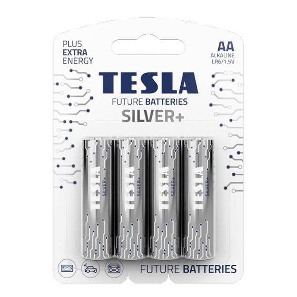 TESLA-SILVER+ AA BLISTER 4 PCS-8594183392332