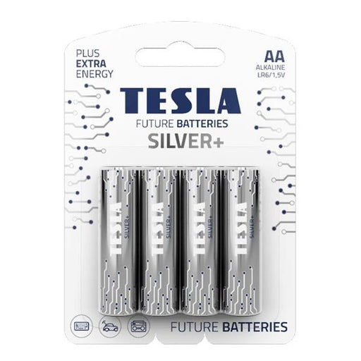TESLA-SILVER+ AA BLISTER 4 PCS-8594183392332
