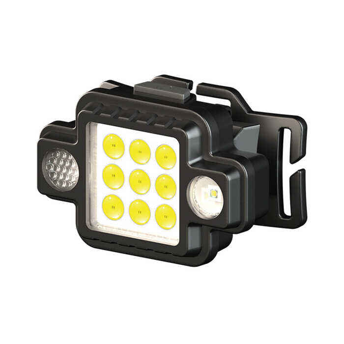 Panther 9 COB LED + XPE LED + red LED Rechargeable Headlight, 800mAh, 800 lumens, 5 modes, detachable, magnet