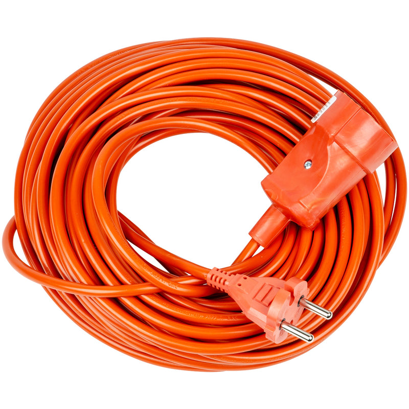 Bylion UK1015 (BEC-10315-F) დამაგრძ. კაბელი ელექტ. ჩანგლის ბუდით, 10 მ. 3G1,5mm2 კვეთა, IP44, ნარინჯ