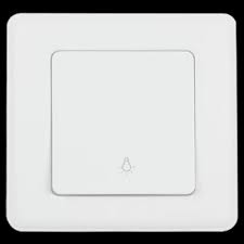 Almera WEST BELL SWİTCH 93012107 ზარის საკონტროლო ჩამრთველი, თეთრი 10A 250V