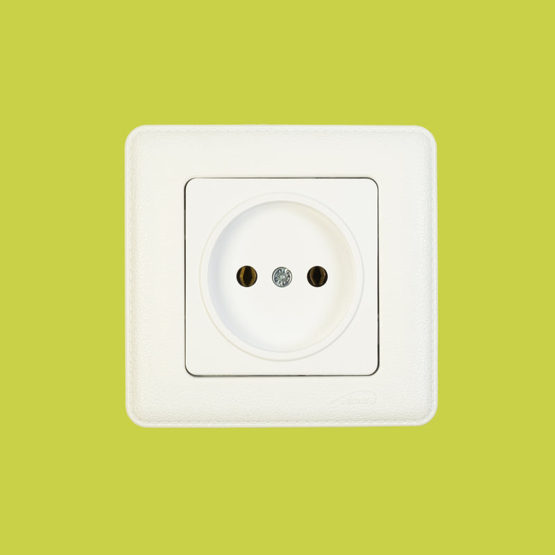 Almera WEST SOCKET 93012202 1 განყოფილებიანი როზეტი, თეთრი 16A 250V