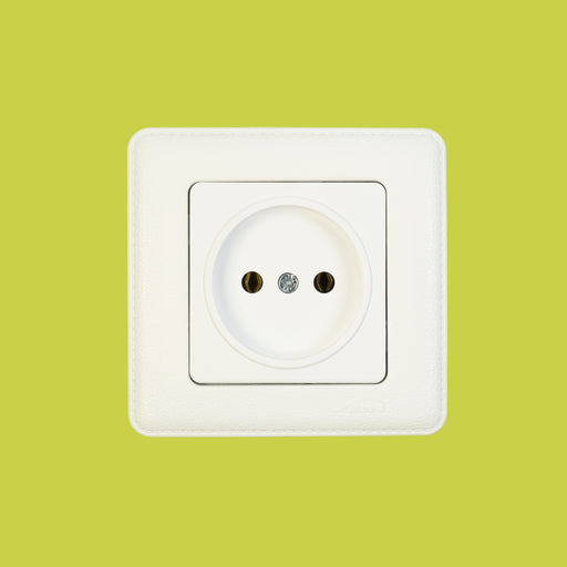 Almera WEST SOCKET 93012202 1 განყოფილებიანი როზეტი, თეთრი 16A 250V