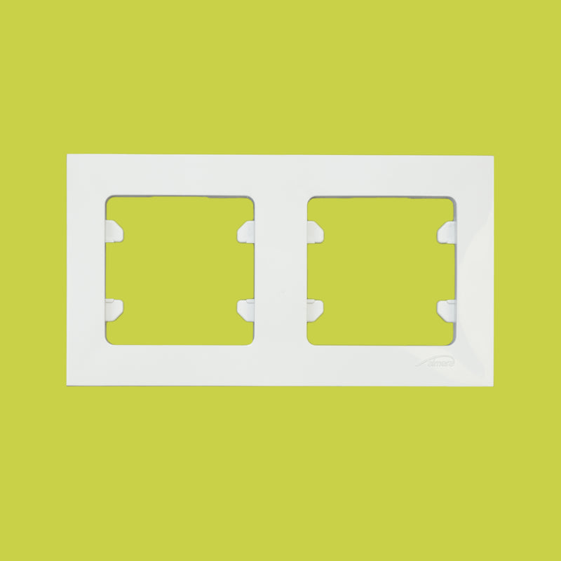 Almera WEST DOUBLE HORİZONTAL FRAME 93012 2 განყოფილებიანი ჰორიზონტალური ჩარჩო, თეთრი
