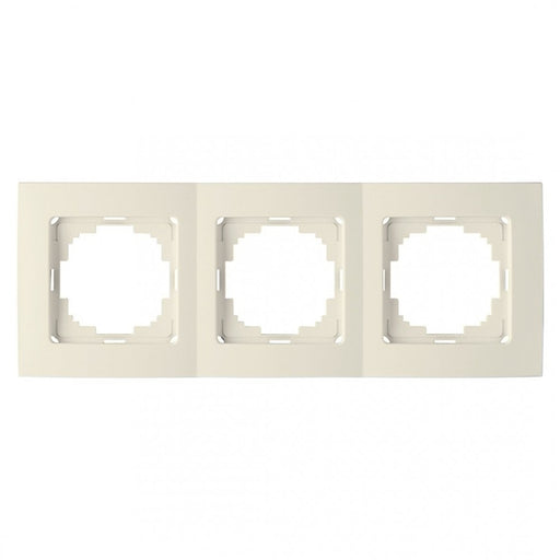 Almera WEST TRİPLE HORİZONTAL FRAME 93023 3 განყოფილებიანი ჰორიზონტალური ჩარჩო, კრემის ფერი