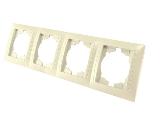 Almera WEST QUARTET HORİZONTAL FRAME 93024 4 განყოფილებიანი ჰორიზონტალური ჩარჩო, კრემის ფერი