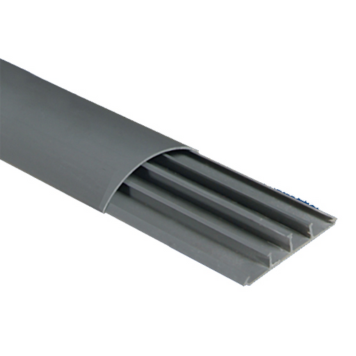 Sert Plastik/075203200043 იატაკის კაბელკ. სადენის არხი, თვითწებადი 75X20 მმ FLOOR BOX ნაცრი. 2 მეტრი