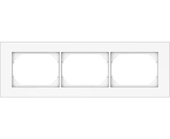 Almera WEST TRİPLE HORİZONTAL FRAME 93043 3 განყოფილებიანი ჰორიზონტალური ჩარჩო, ვერცხლისფერი