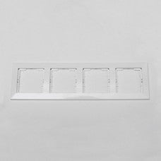 Almera WEST QUARTET HORİZONTAL FRAME 93044 4 განყოფილებიანი ჰორიზონტალური ჩარჩო, ვერცხლისფერი