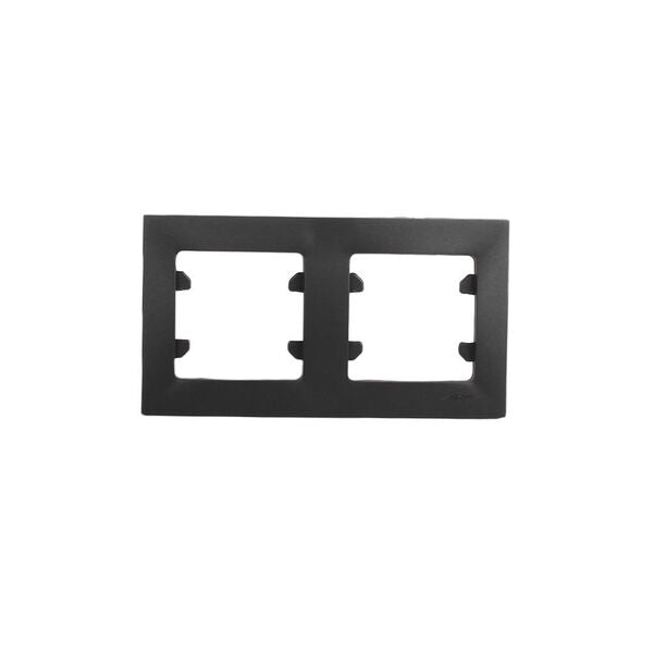 Almera WEST DOUBLE HORİZONTAL FRAME 93092 2 განყოფილებიანი ჰორიზონტალური ჩარჩო, შავი
