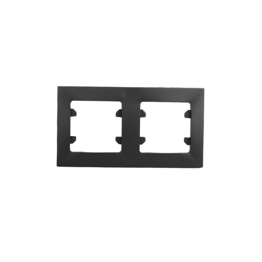 Almera WEST DOUBLE HORİZONTAL FRAME 93092 2 განყოფილებიანი ჰორიზონტალური ჩარჩო, შავი