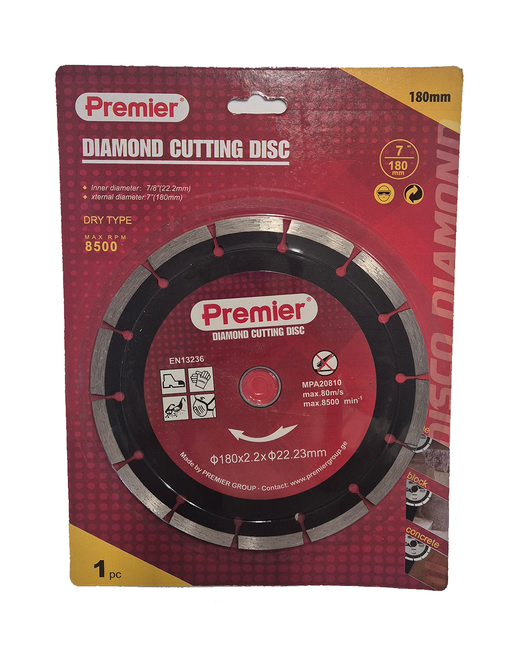სეგმენტური Premier-ის საჭრელი დისკი YF907-180