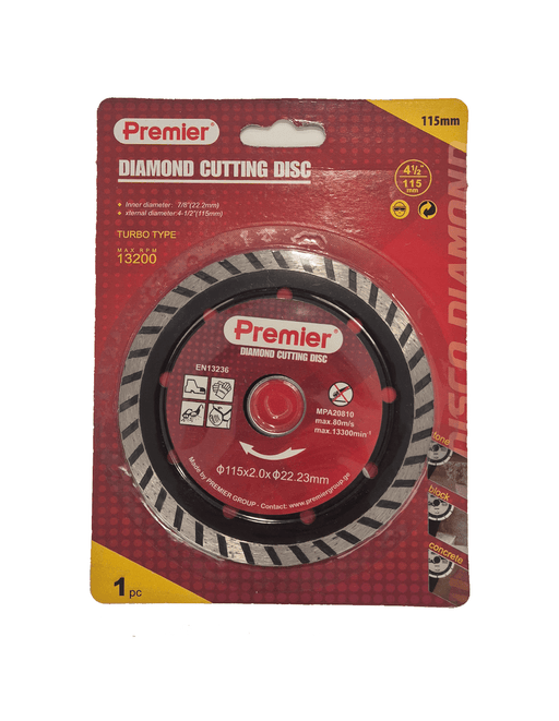 ტურბო Premier-ის საჭრელი დისკი YF1105-125