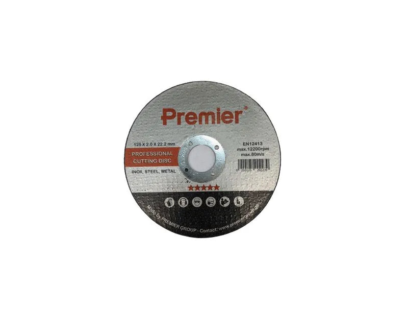 Premier ლითონის საჭრელი დისკი 125 x 2.0 x 22 მმ