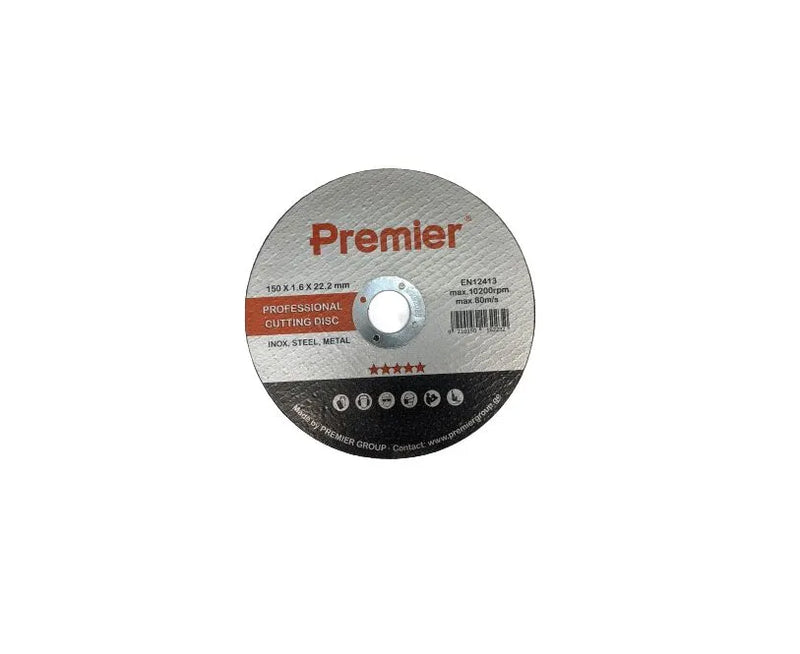 Premier ლითონის საჭრელი დისკი 150 x 1.6 x 22 მმ