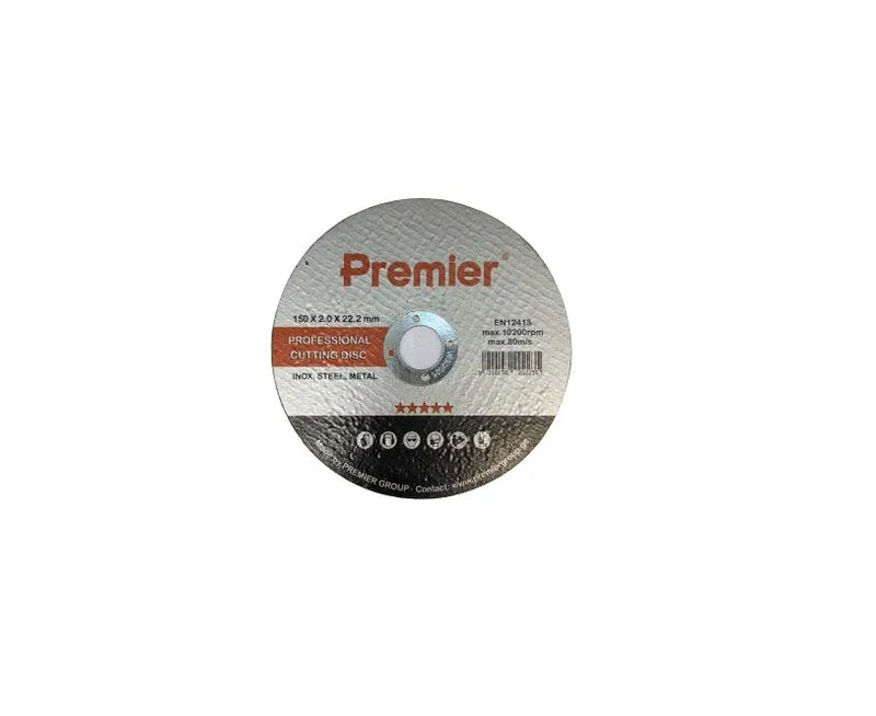 Premier ლითონის საჭრელი დისკი 150 x 2.0 x 22 მმ