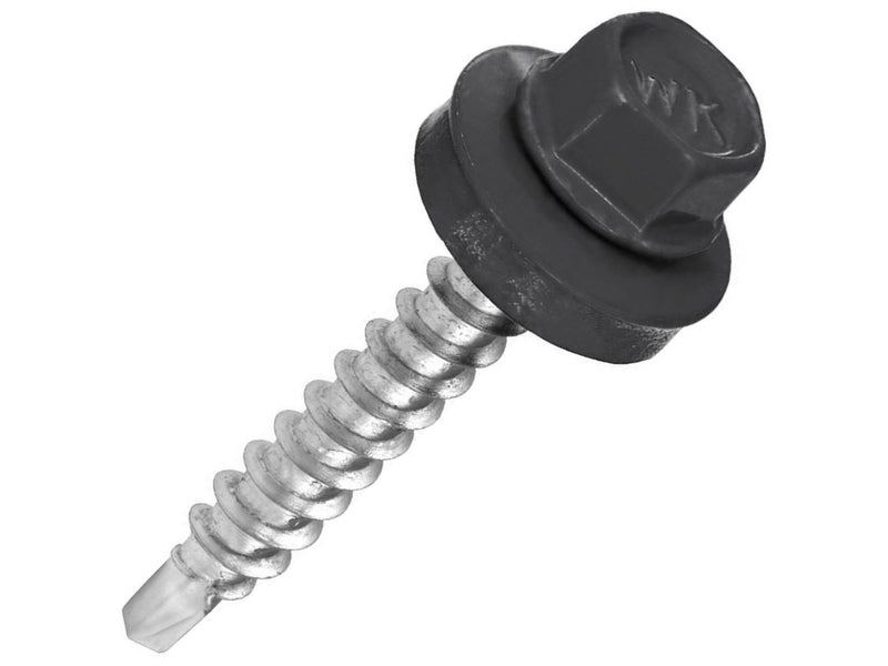 PRWFD-48070-RAL7024 სახურავის ჭანჭკი 4.8x70 ral7024 (100 ც)