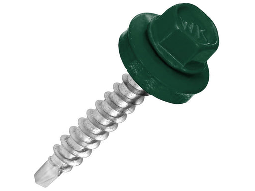 PRWFD-48035-RAL6005 სახურავის ჭანჭკი 4.8x35 ral6005 (200 ც)