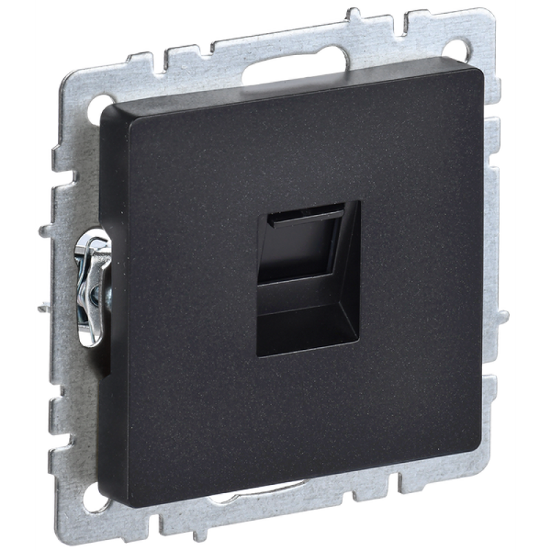 BRITE კომპ. სოკეტი RJ45  5E RK10-BrCh შავი IEK