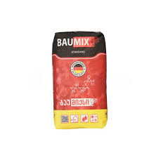წებო-ცემენტი BAUMIX STANDARD 25კგ.-იანი ტომარა