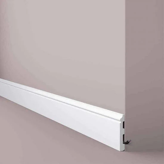 პროფილი FL1 WALLSTYL (2 მეტრი) - პლინტუსი 8სმ