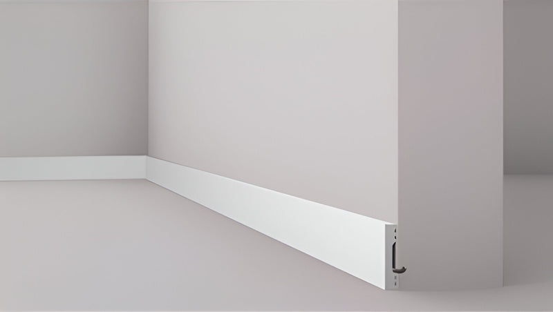 პროფილი FD8 WALLSTYL (2 მეტრი) - პლინტუსი 8სმ