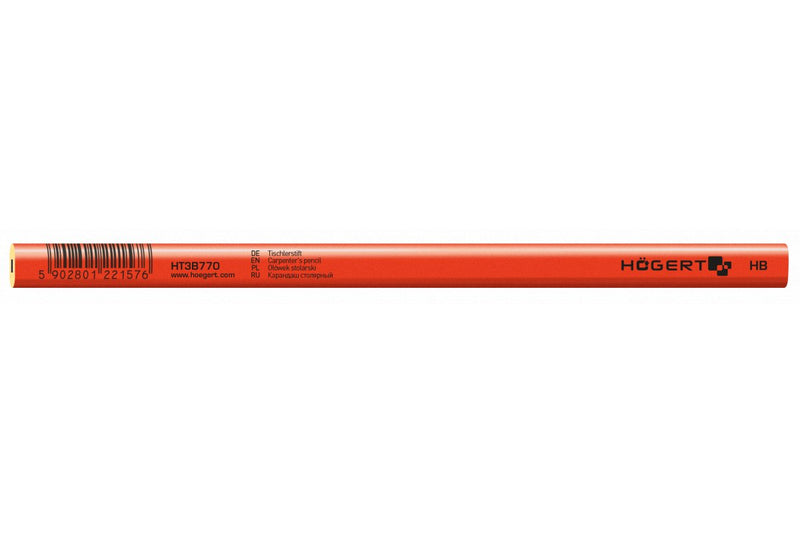 HT3B770 ფანქარი სადურგლო 250 მმ Carpentry pencil, HB, 250 mm HÖGERT (48/960)