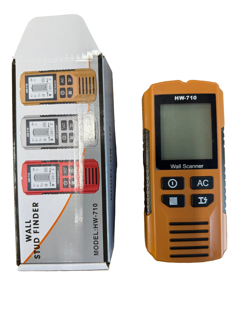 კედლის დეტექტორი HW-710 მეტალი, დენი, ხე