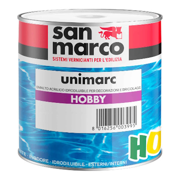 UNIMARC HOBBY ARGENTO / უნიმარკ ჰობი არჯენტო (წყალზე დაფუძნებული ხისა და მეტალის საღებავი)