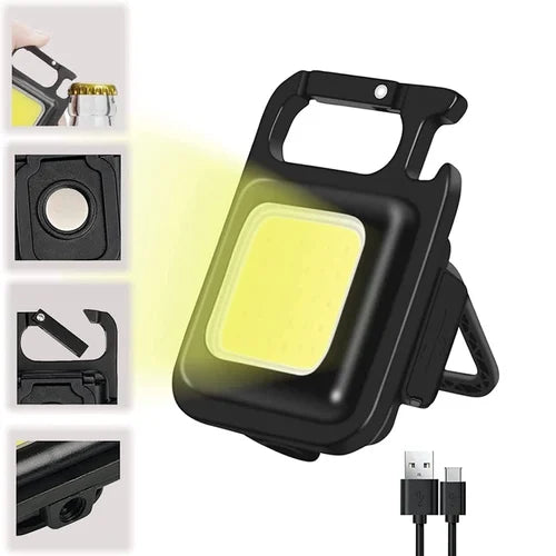 Panther COB LED rechargeable clip light, 200mAH, 500 lumens