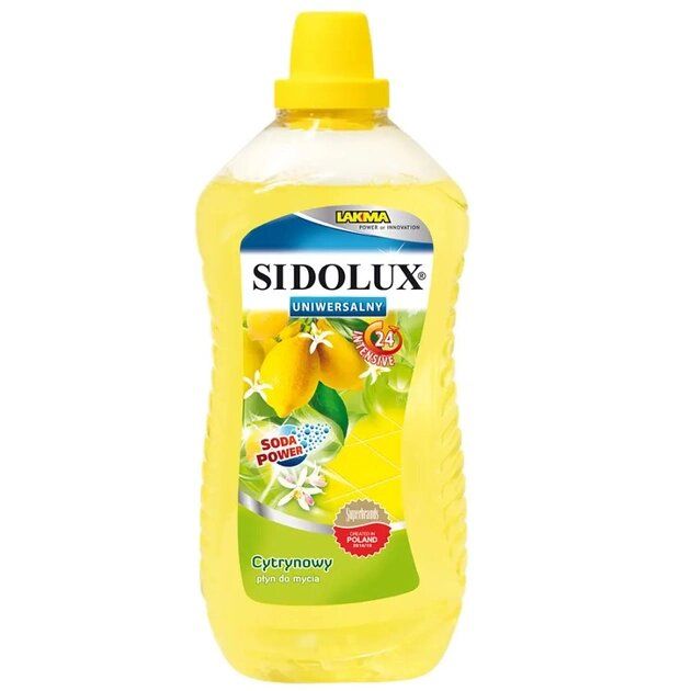 SIDOLUX CRYSTAL შუშის საწმენდი სითხე ლიმონით 0,500 ლ