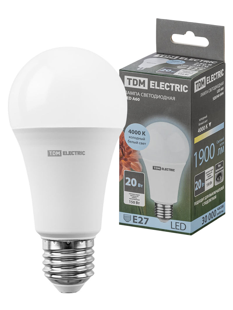 ნათურა დიოდზე LED 20 V 4000K  SQ0340-0494 TDM