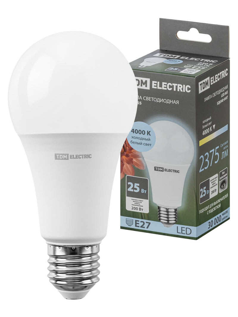 ნათურა დიოდზე LED 25 V 4000K  SQ0340-0497 TDM