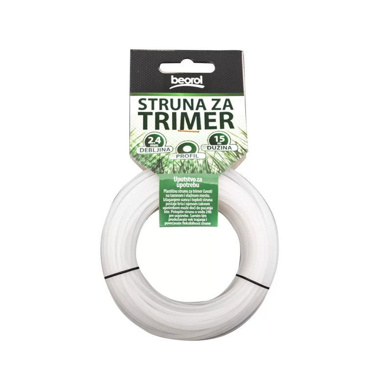 STO2415 სათიბის ძუა მრგვალი 2.4mm 15m