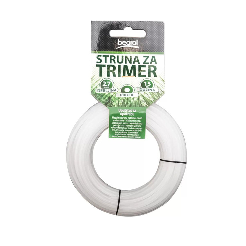 STO2715 სათიბის ძუა მრგვალი 2.7mm 15m