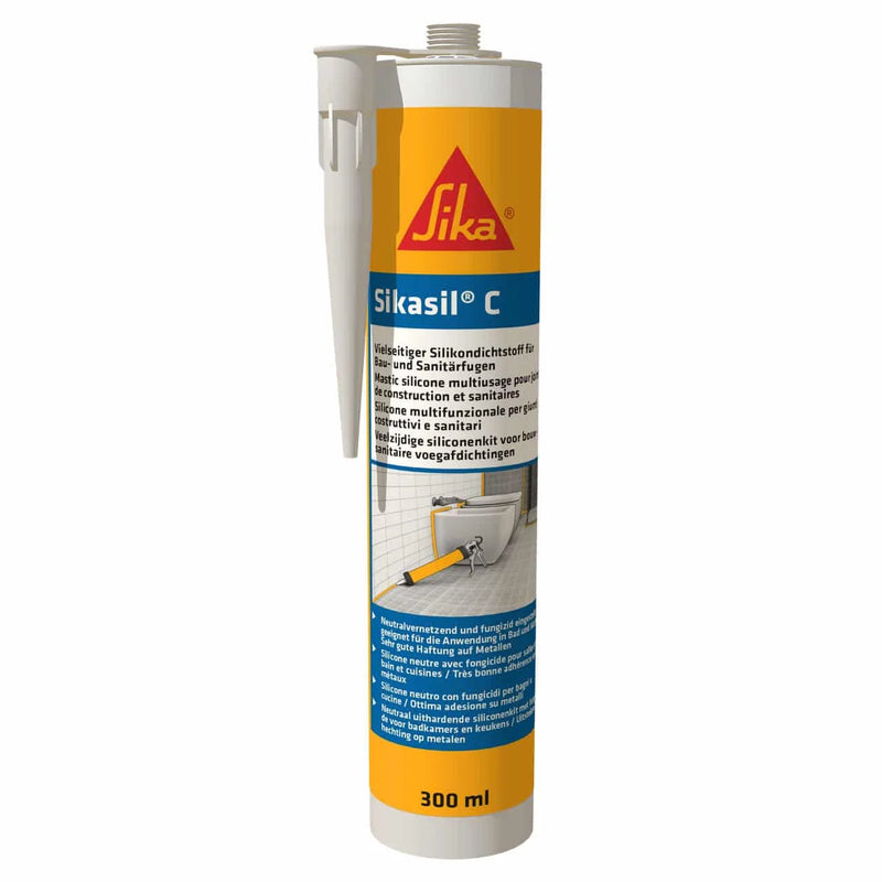 გერმეტიკი Sikasil C Neutral Silicone Transparent 300 ml