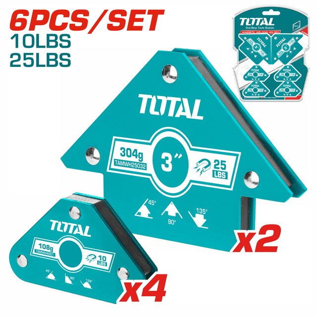 მაგნიტური დამჭ. შედუღებისთვის 2x3", 4xმი