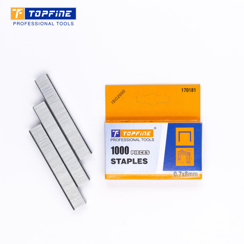 სტეპლერის ტყვია 0,7*8მმ 1000ც TOPFINE
