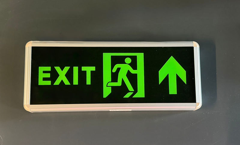 Exit მანიშნებელი (ზევით) მანათობელი
