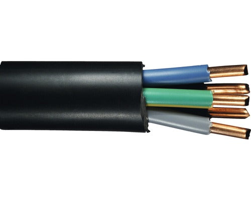 სადენი NYY 5X10 ნახევრად ხისტი სამმაგი იზოლაციით