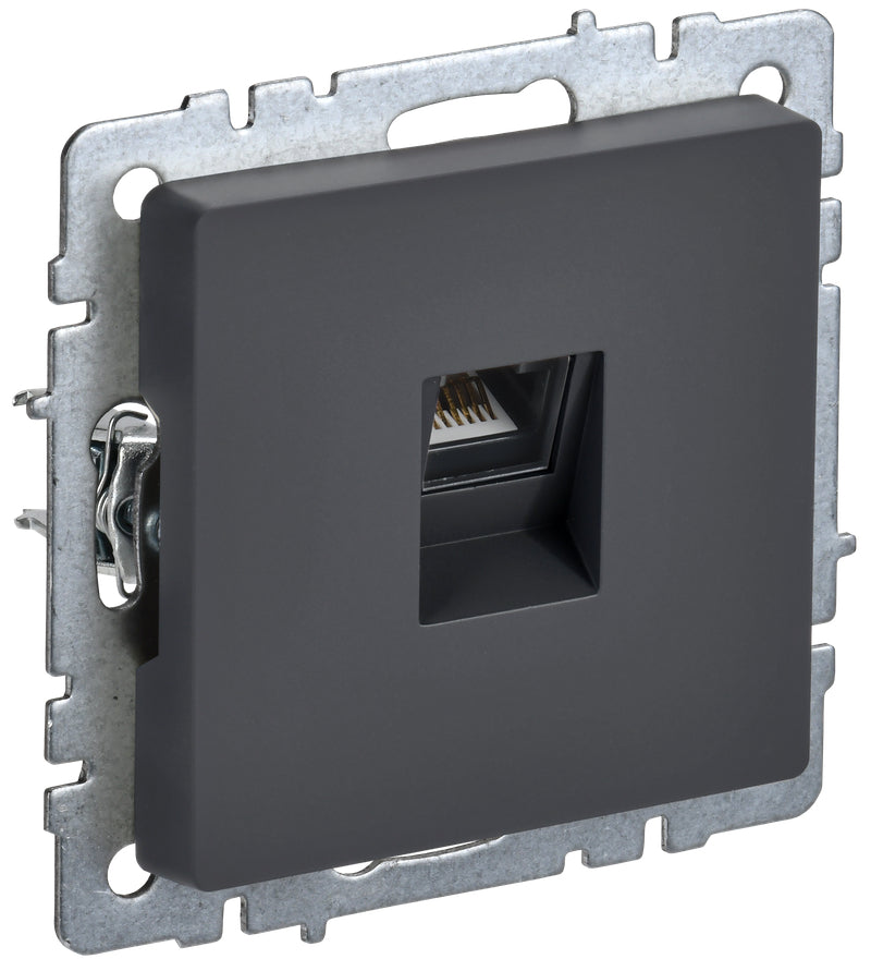 BRITE კომპ. სოკეტი RJ45  5E RK10-BrCh შავი IEK
