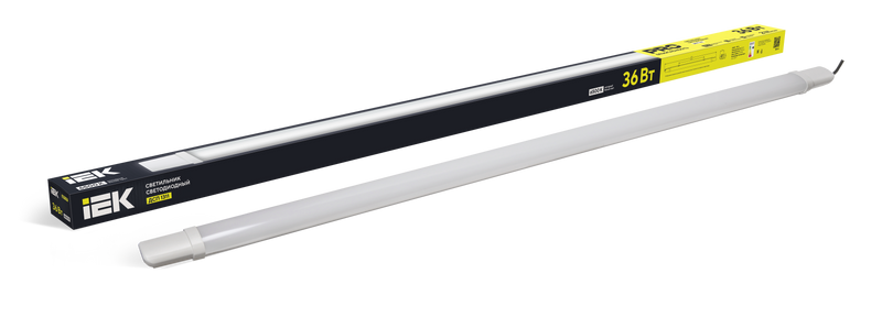 IEK 1311  სანათი 36W 6500K IP65 1200მმ თეთრი პლასტმასი LDSP0-1311-36-6500-K01