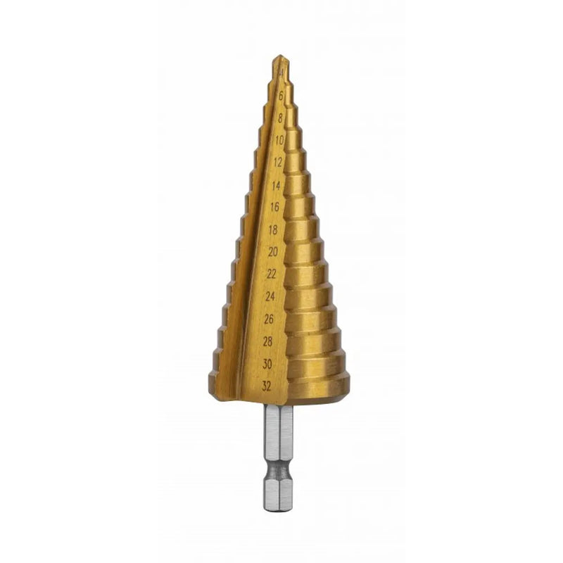 HT6D323 ბიჯობრივი სახვრეტი 4-32 მმ მეტალის Step drill 4-32 mm HÖGERT (10/100)
