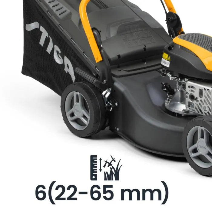 ბალახის გაზონის საკრეჭი მანქანა ბენზინზე Petrol lawn mower STIGA Collector 548 S