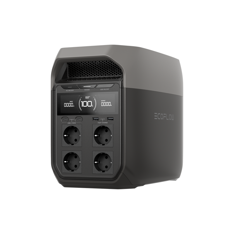 მოძრავი ენერგო სადგური EcoFlow DELTA 3 Plus