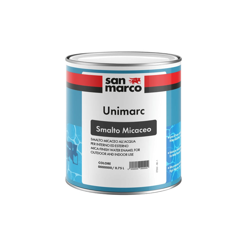 UNIMARC SMALTO MICACEO GRIGIO METAL / უნიმარკ სმალტო მიკაჩეო გრიჯიო მეტალი (წყალზე დაფუძნებული ხისა და მეტალის საღებავი)